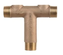 Campbell Red Brass 1 In. Universal Tank Cross