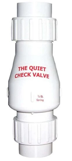 Magic Plastics 1-1/2 In. D Slip PVC Quiet Check Valve
