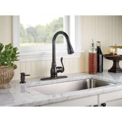 Moen Anabelle One Handle Bronze Pull-Down Kitchen Faucet 13 Moen Anabelle One Handle Bronze Pull-Down Kitchen Faucet -ACE Shop 414c86d1 b35f 472e 961f c38ba102eec9