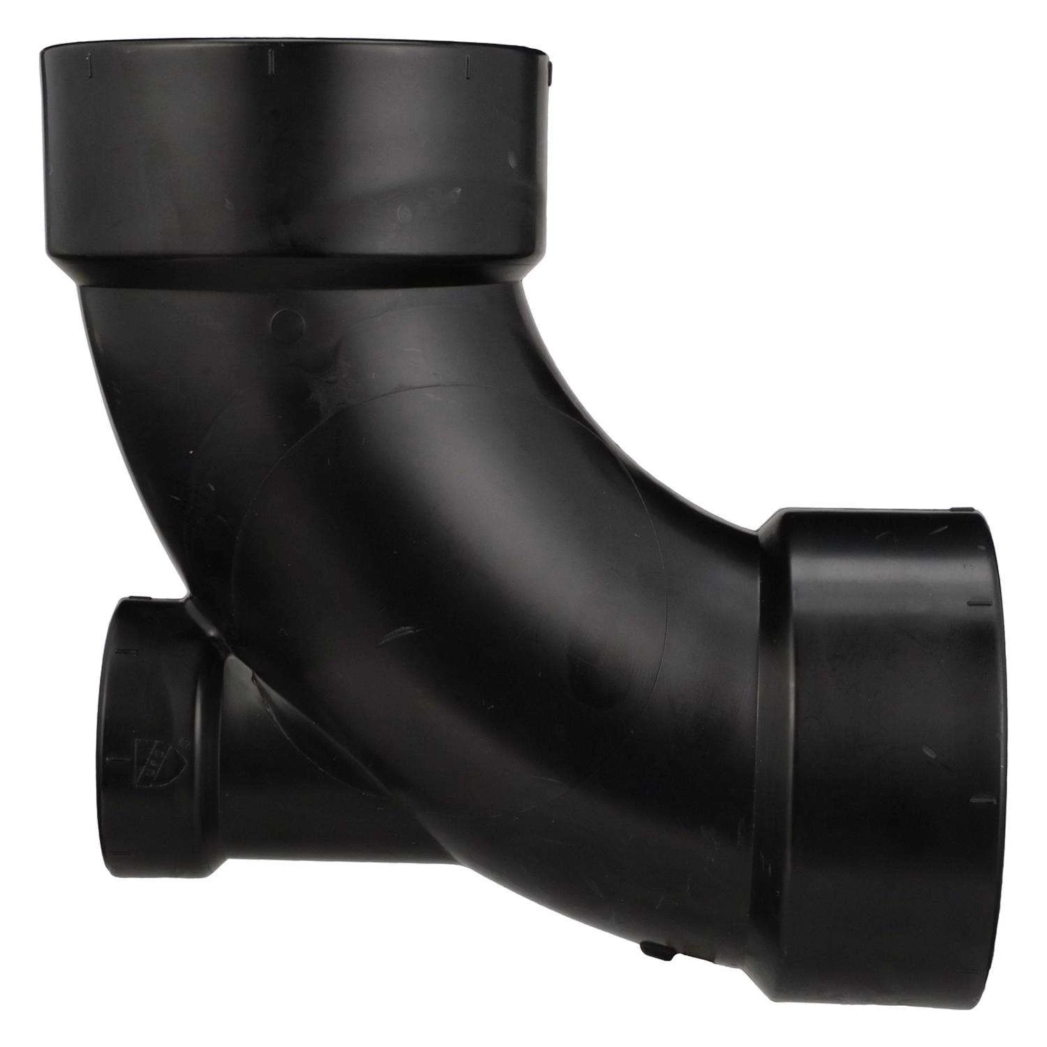Charlotte Pipe 2 In. Hub X 3 In. D Hub ABS Elbow 4 Charlotte Pipe 2 In. Hub X 3 In. D Hub ABS Elbow - Image 4