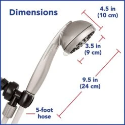 Waterpik PowerPulse+ Brushed Nickel 6 Settings Handheld Showerhead 1.8 Gpm -ACE Shop 427adea9 9456 4246 b9a5 81a2d7073cb8