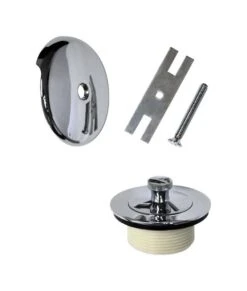 Danco 1-1/2 In. Chrome Stainless Steel Bath Trim Kit