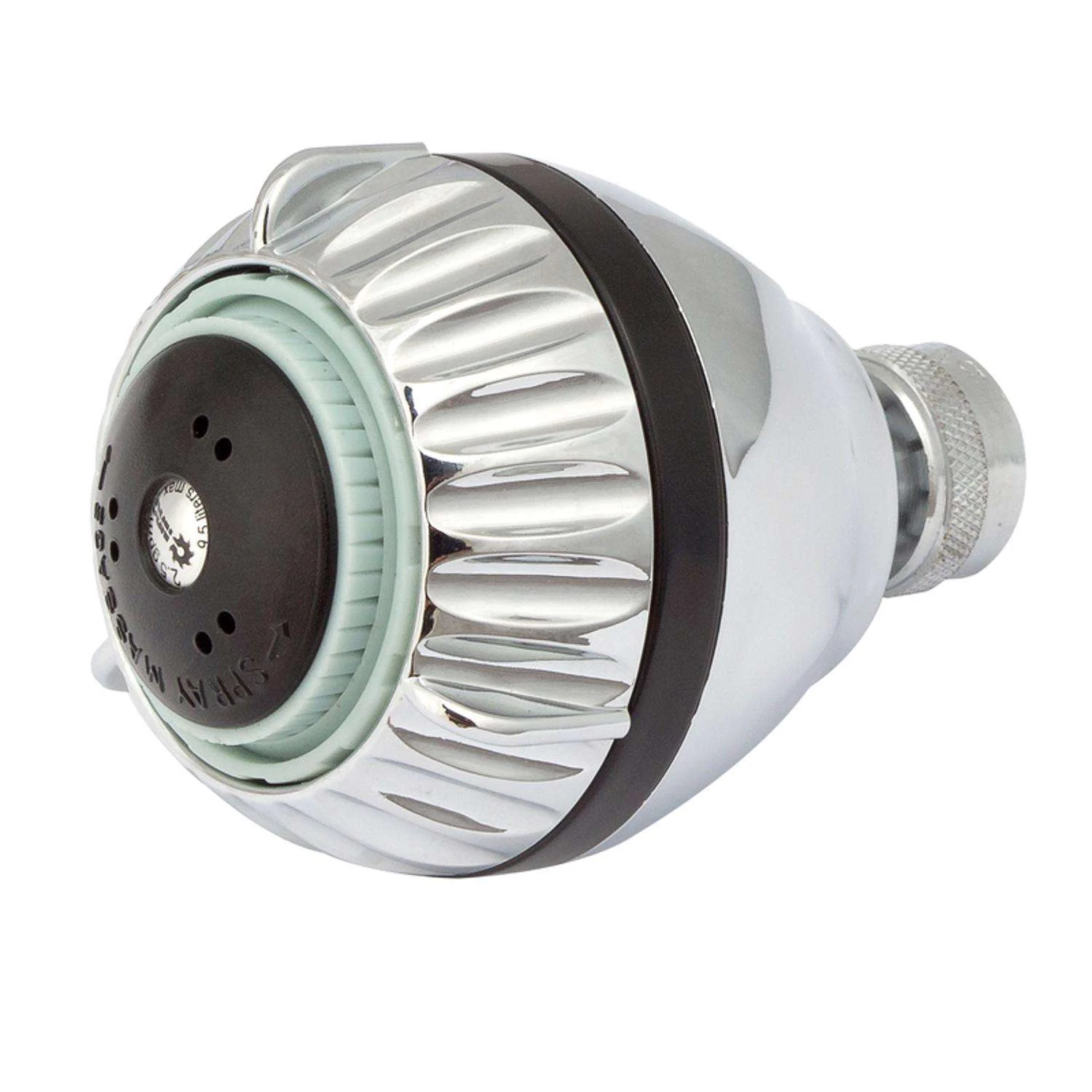 Whedon Chrome Plastic 3 Settings Showerhead 1.75 Gpm 2 Whedon Chrome Plastic 3 Settings Showerhead 1.75 Gpm - Image 2