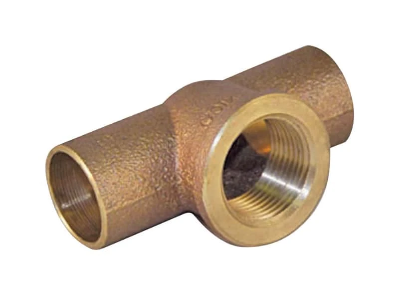 NIBCO 3/4 In. Sweat X 3/4 In. D Sweat Brass Tee 1 Pk 1 NIBCO 3/4 In. Sweat X 3/4 In. D Sweat Brass Tee 1 Pk