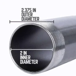 STZ Industries 2 In. MIP Each X 2 In. D MIP Black Steel 12 In. L Nipple -ACE Shop 44c971b9 f1d2 45fd a304 1245afbe3992