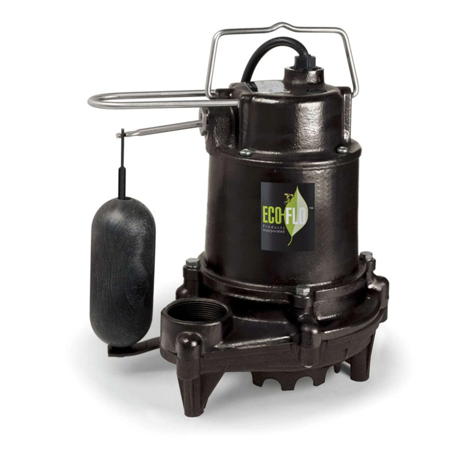 ECO-FLO 1/2 HP 5100 Gph Cast Iron Vertical Float Switch AC Submersible Sump Pump 6 ECO-FLO 1/2 HP 5100 Gph Cast Iron Vertical Float Switch AC Submersible Sump Pump - Image 6