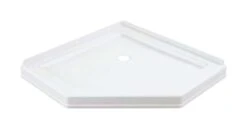 Delta 38-1/4 In. W X 38-1/4 In. L White Shower Base