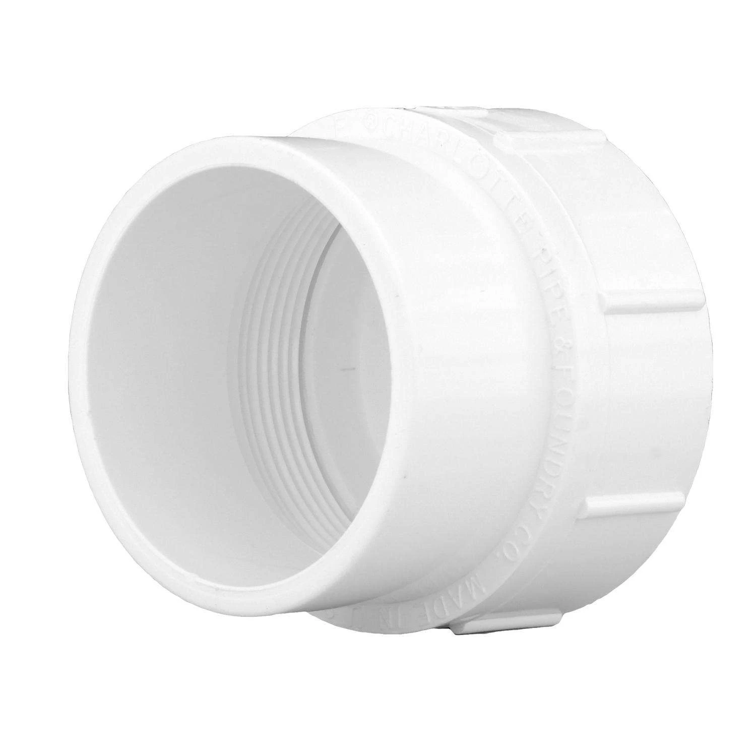 Charlotte Pipe Schedule 40 4 In. Spigot FPT PVC Cleanout Adapter 1 Pk 1 Charlotte Pipe Schedule 40 4 In. Spigot FPT PVC Cleanout Adapter 1 Pk