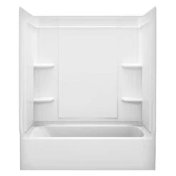 Sterling Ensemble White Bathtub Wall Surround