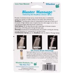 Whedon Blaster Massage Brushed Nickel Nickel 5 Settings Wallmount Showerhead 2.5 Gpm -ACE Shop 4b08b242 c7a2 42d0 8632 c99bd28d7a67