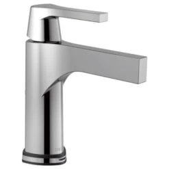 Delta Chrome Single-Hole Bathroom Sink Faucet 4 In.