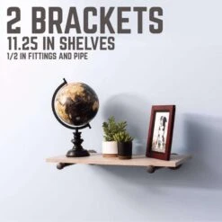 STZ Industries Black Steel Shelf Bracket 8 In. L -ACE Shop 4dbce099 28a3 46cf bf36 d9bf714ffc09