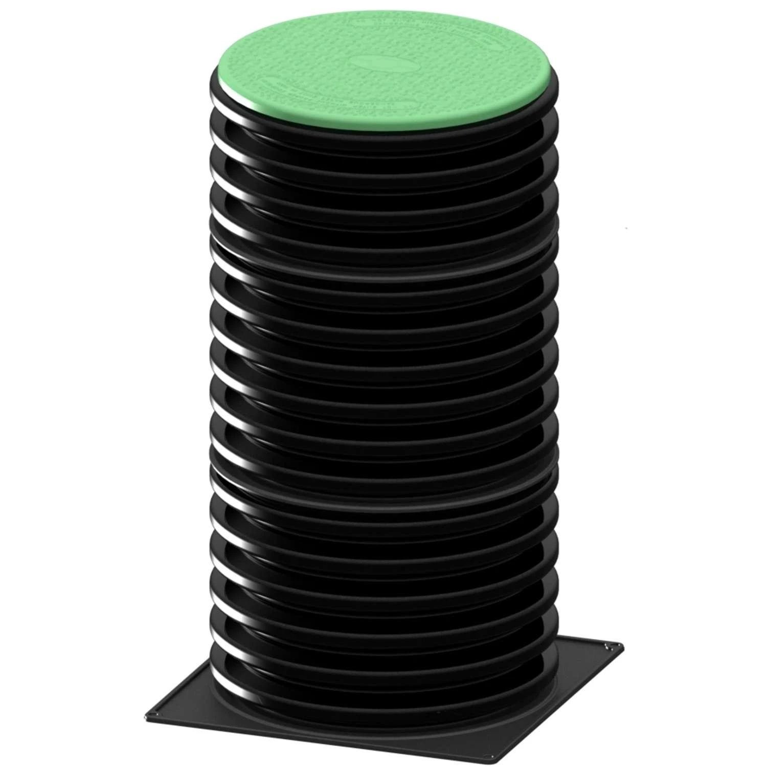 Aero-Stream 50-1/8 In. H X 29-5/8 In. W X 29-5/8 In. L Septic Tank Riser 1 Aero-Stream 50-1/8 In. H X 29-5/8 In. W X 29-5/8 In. L Septic Tank Riser