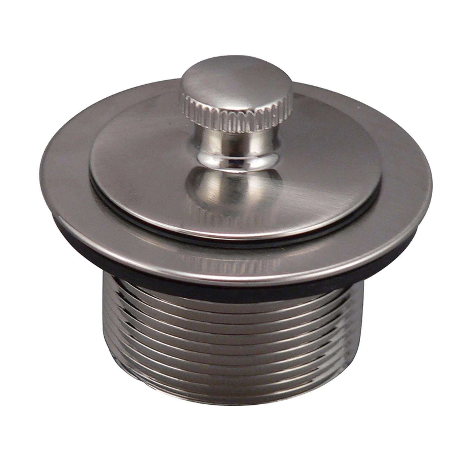 Keeney Lift N Turn 1-1/2 In. Brushed Nickel Metal Tub Drain Stopper 1 Keeney Lift N Turn 1-1/2 In. Brushed Nickel Metal Tub Drain Stopper