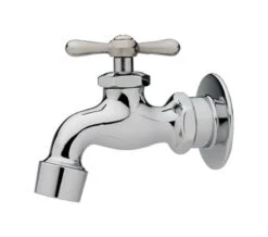 Homewerks 3/4 In. Hose FIP Brass And Bronze Wall Mount Faucet
