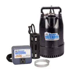 The Basement Watchdog 1/3 HP 3,720 Gph Cast Iron Dual Reed Switch AC Submersible Sump Pump
