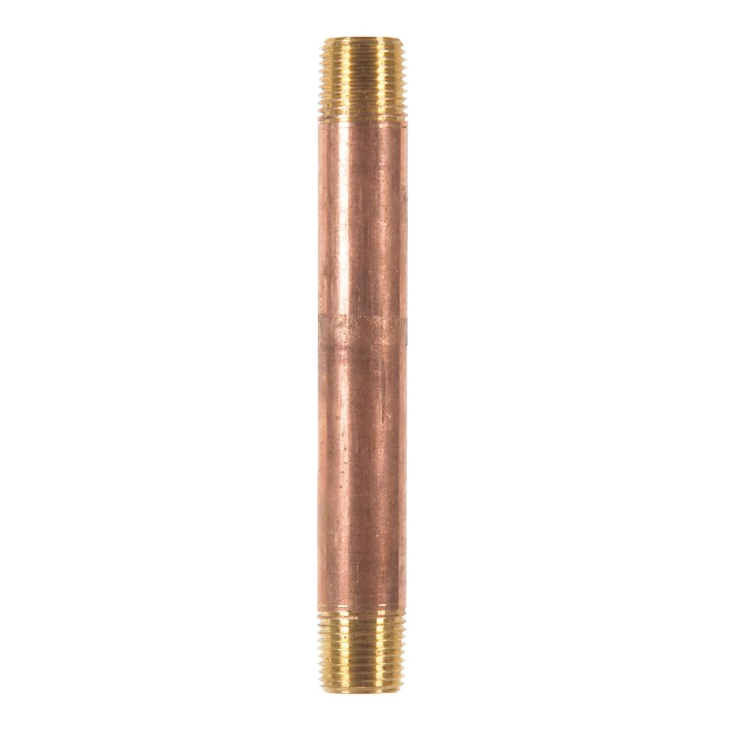 JMF Company 1/2 In. MPT X 1/2 In. D MPT Brass Nipple 6 In. L 1 JMF Company 1/2 In. MPT X 1/2 In. D MPT Brass Nipple 6 In. L