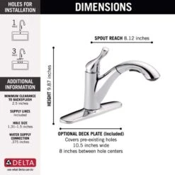 Delta Grant One Handle Chrome Pull-Out Kitchen Faucet 10 Delta Grant One Handle Chrome Pull-Out Kitchen Faucet -ACE Shop 53a5c6e1 e0d5 4796 a1d5 7c348e982ced