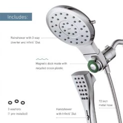 Moen Chrome Metal 8 Settings Showerhead Combo 1.75 Gpm -ACE Shop 54077525 d71d 45cb abcb 58a044c4b8de