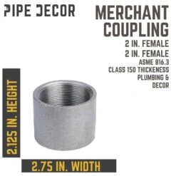 STZ Industries 2 In. FIP Each X 2 In. D FIP Black Steel Coupling 6 STZ Industries 2 In. FIP Each X 2 In. D FIP Black Steel Coupling -ACE Shop 59fe1636 5e56 403e b431 f87a3710be76