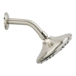 OakBrook Brushed Nickel PVC 1 Settings Wallmount Showerhead 1.8 Gpm -ACE Shop 5b03cbaf 468b 4ace b585 8083c488f4c1