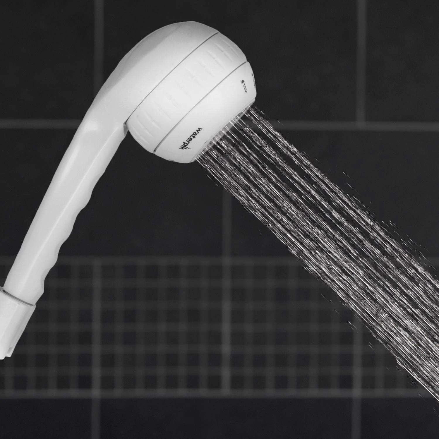 Waterpik PowerSpray White Plastic 4 Settings Handheld Showerhead 1.8 Gpm 3 Waterpik PowerSpray White Plastic 4 Settings Handheld Showerhead 1.8 Gpm - Image 3