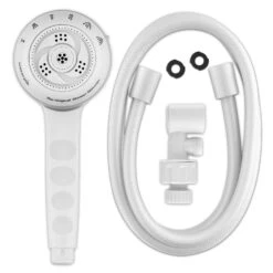 Waterpik PowerSpray+ Original Shower Massage Chrome 6 Settings Handheld Showerhead 1.8 Gpm -ACE Shop 5c9327d2 5b7e 49f0 9ad6 4dbcaf0a3cf5