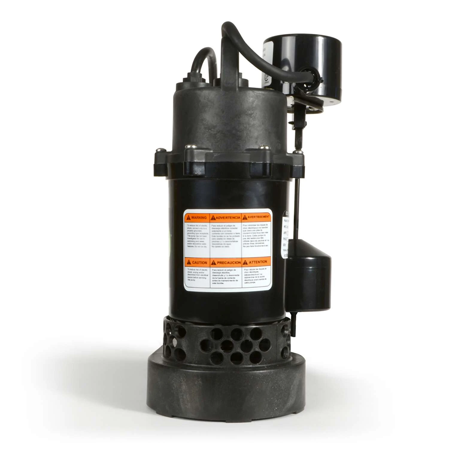 ECO-FLO 1/3 HP 3600 Gph Thermoplastic Vertical Float Switch AC Submersible Sump Pump 4 ECO-FLO 1/3 HP 3600 Gph Thermoplastic Vertical Float Switch AC Submersible Sump Pump - Image 4