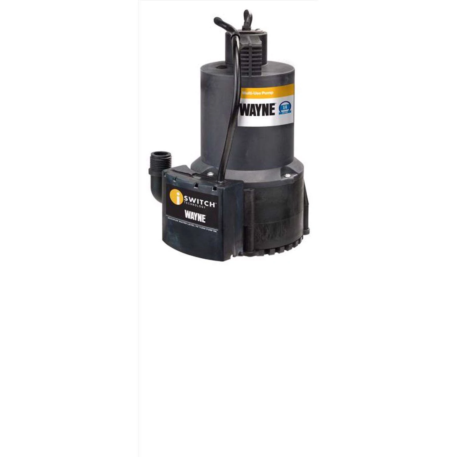 Wayne 1/4 HP 3000 Gph Thermoplastic Electronic Switch Bottom AC Utility Pump 4 Wayne 1/4 HP 3000 Gph Thermoplastic Electronic Switch Bottom AC Utility Pump - Image 4