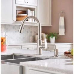 Moen Edwyn One Handle Stainless Steel Pull-Down Kitchen Faucet -ACE Shop 61b4c168 cdf2 4c25 874f b8eab3bd6c8e