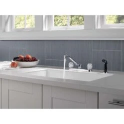 Peerless Two Handle Chrome Kitchen Faucet Side Sprayer Included 11 Peerless Two Handle Chrome Kitchen Faucet Side Sprayer Included -ACE Shop 62a27c01 034c 49d9 9d98 9098fdf41439