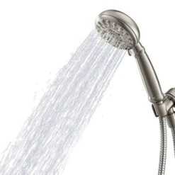 Moen Banbury Brushed Nickel 5 Settings Handheld Showerhead 1.75 Gpm -ACE Shop 62e81020 d2a9 459f a79b 9dac4729adcd