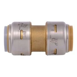 SharkBite 3/4 In. Push X 3/4 In. D Push Brass Coupling