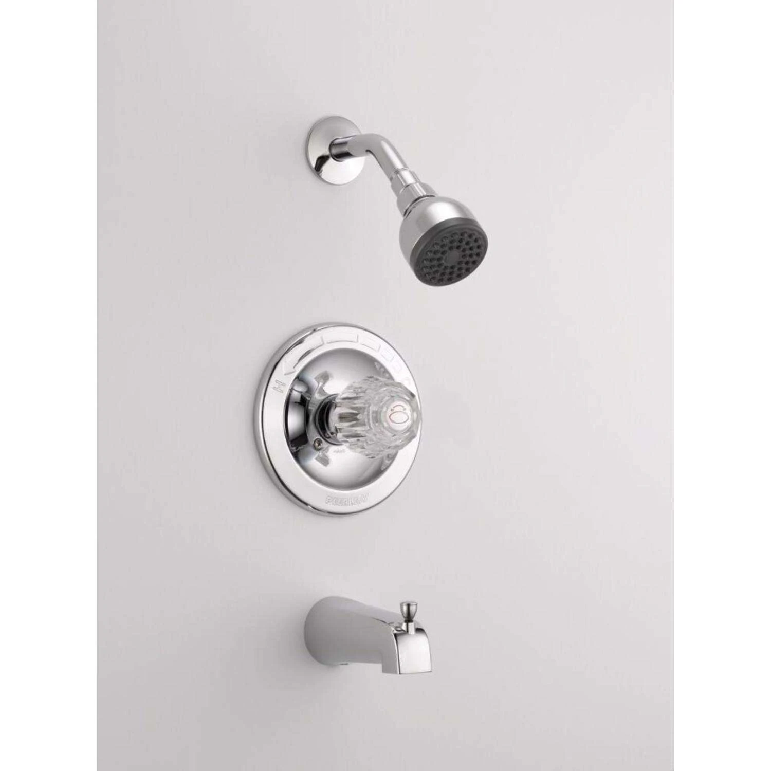 Peerless 1-Handle Chrome Tub And Shower Faucet 3 Peerless 1-Handle Chrome Tub And Shower Faucet - Image 3