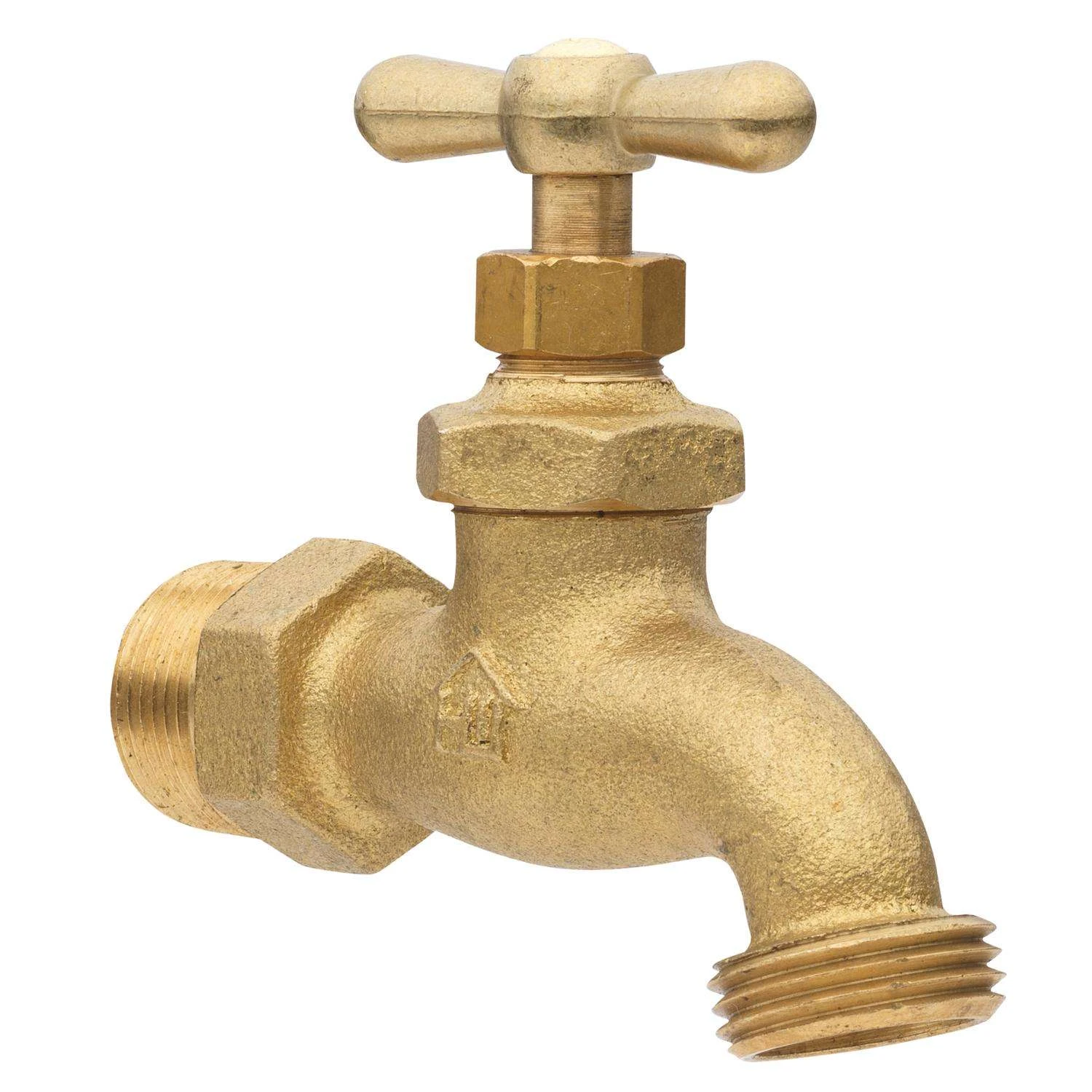 Homewerks 3/4 In. MIP Pc X 3/4 In. MHT Brass Hose Bibb 2 Homewerks 3/4 In. MIP Pc X 3/4 In. MHT Brass Hose Bibb - Image 2