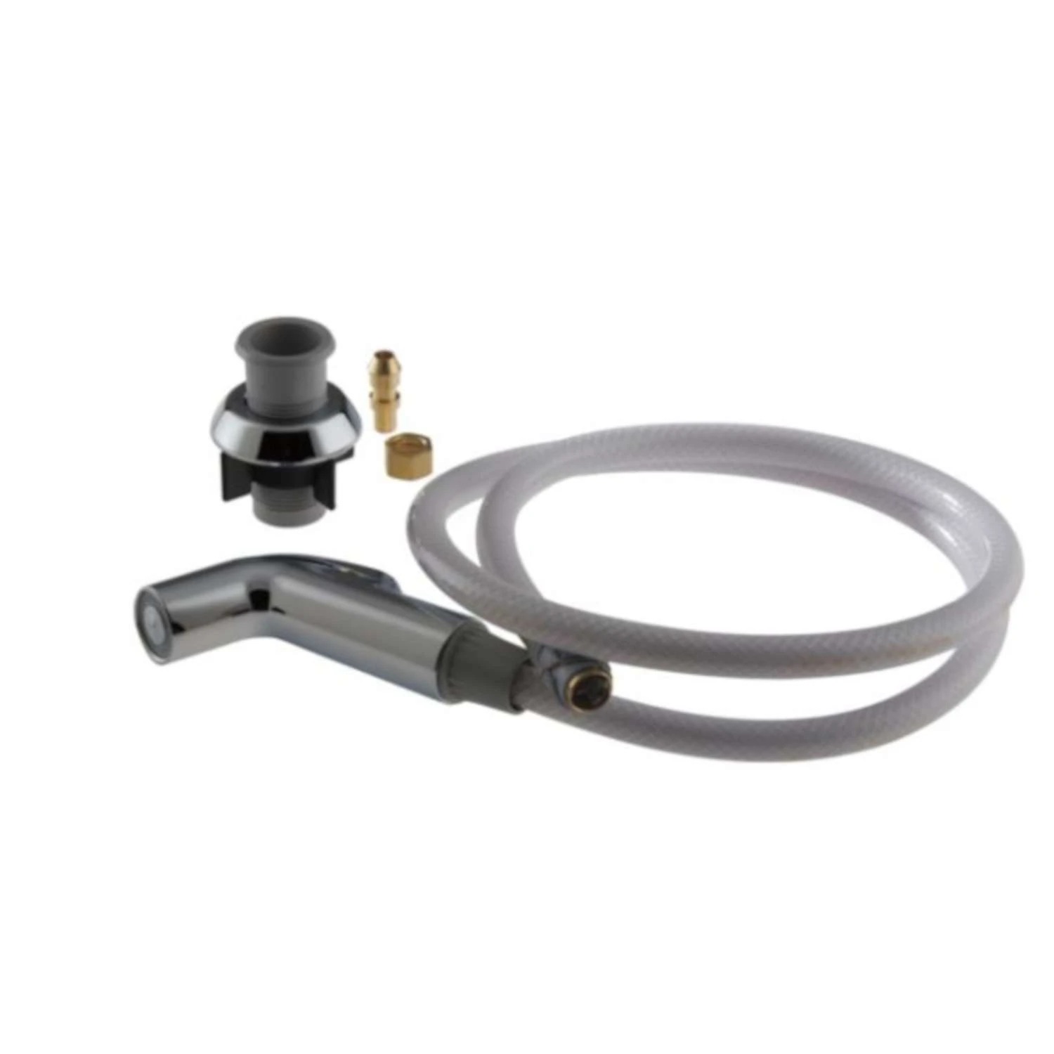 Delta For Universal Metallic Chrome Faucet Sprayer With Hose 3 Delta For Universal Metallic Chrome Faucet Sprayer With Hose - Image 3