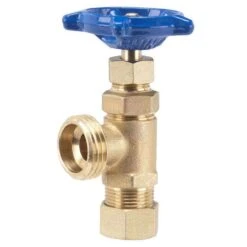 Homewerks 3/4 In. X 3/4 In. FIP X MHT Brass Boiler Drain Valve