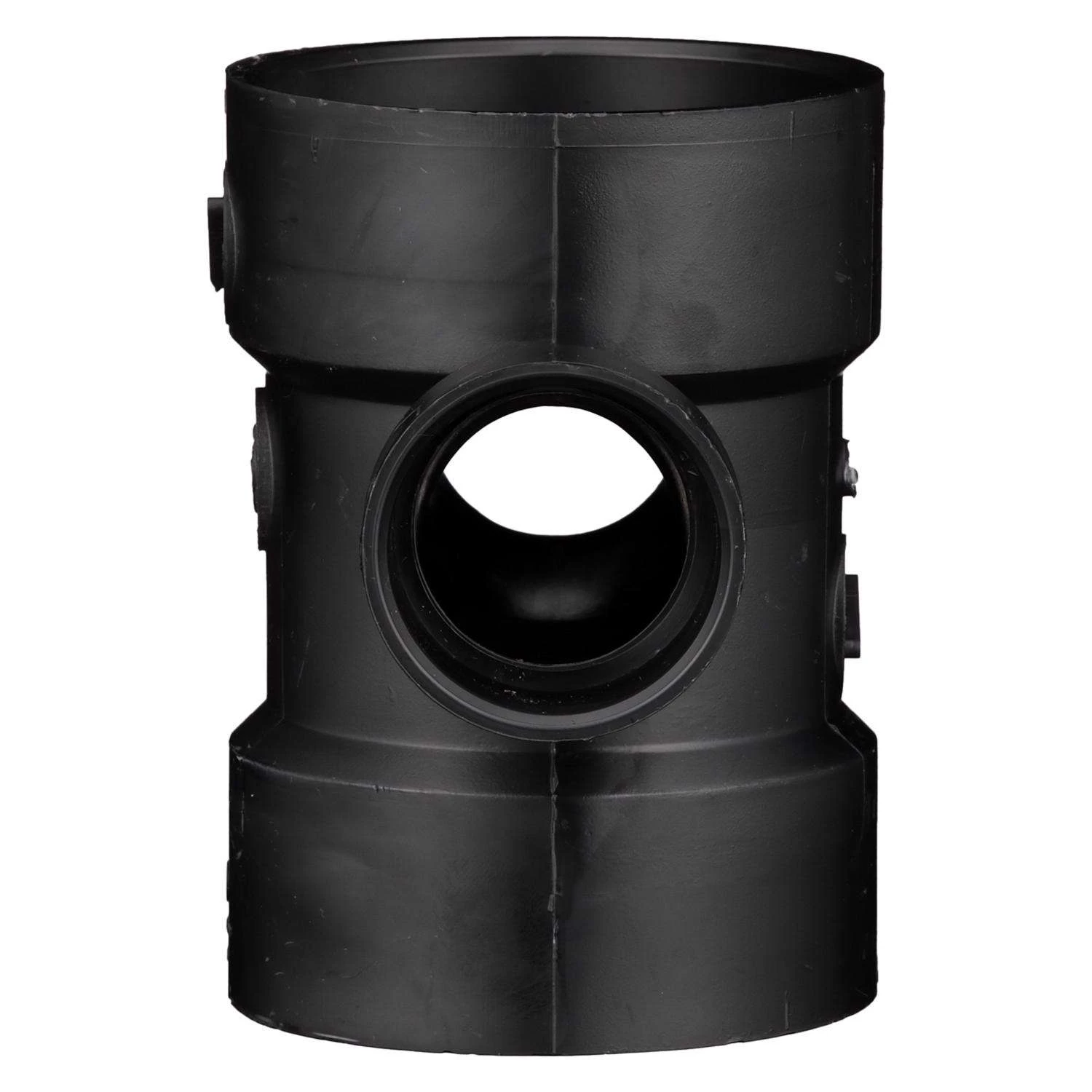 Charlotte Pipe 3 In. Hub X 1-1/2 In. D Hub ABS Sanitary Tee 2 Charlotte Pipe 3 In. Hub X 1-1/2 In. D Hub ABS Sanitary Tee - Image 2