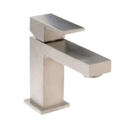 Huntington Brass Razo Satin Nickel Single-Handle Bathroom Sink Faucet 4 In.