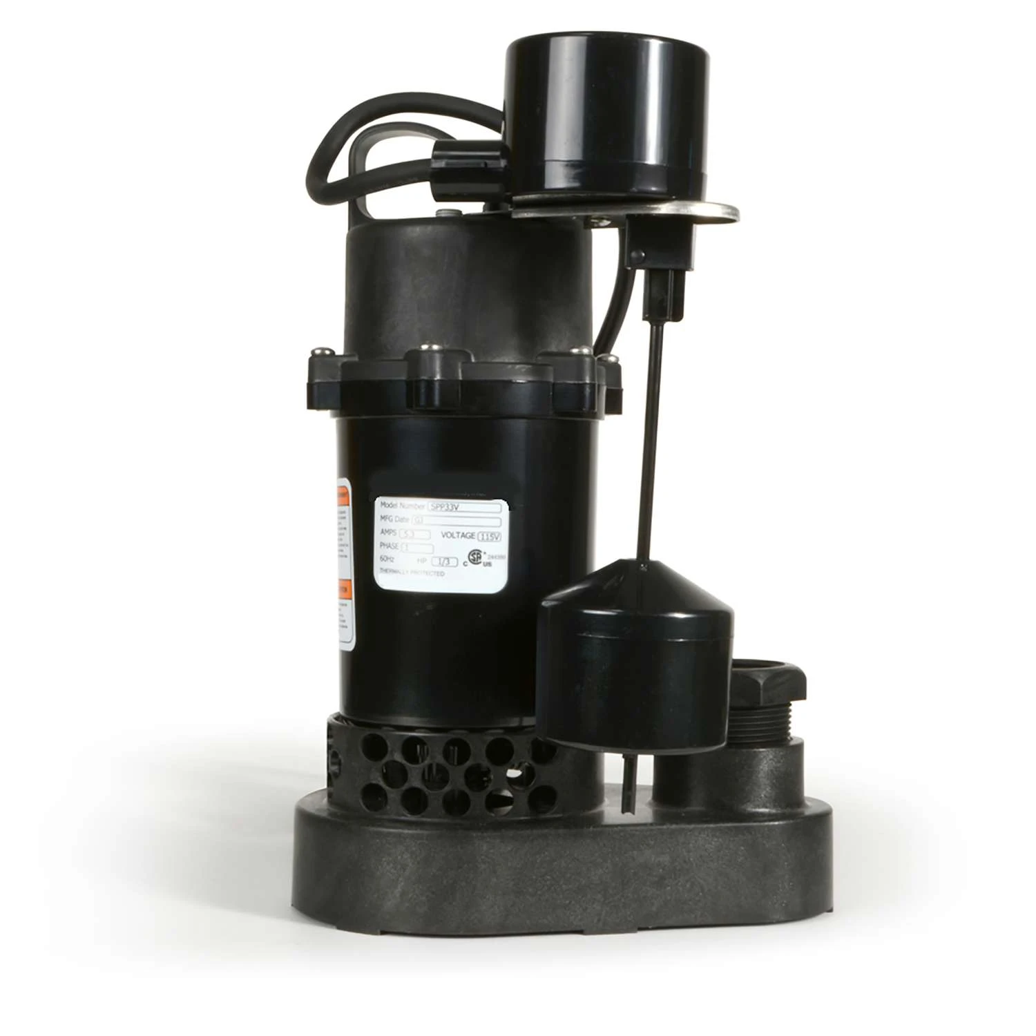 ECO-FLO 1/3 HP 3600 Gph Thermoplastic Vertical Float Switch AC Submersible Sump Pump 5 ECO-FLO 1/3 HP 3600 Gph Thermoplastic Vertical Float Switch AC Submersible Sump Pump - Image 5