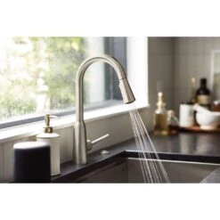 Moen Zyla One Handle Stainless Steel Motion Sensing Pull-Down Kitchen Faucet Smart -ACE Shop 6d5dd5ed 6911 4e80 839f 7ad44eb5c6cd