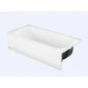 Bootz 14.25 In. H X 30 In. W X 60 In. L White Bathtub -ACE Shop 6f7be3b3 6767 47df bd15 2d77d5241d00