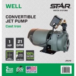 Star Water Systems 1 HP 1170 Gph Cast Iron Convertible Jet Well Pump -ACE Shop 6f9f3f91 ae2a 440b b9e4 c4ae4175f1e4