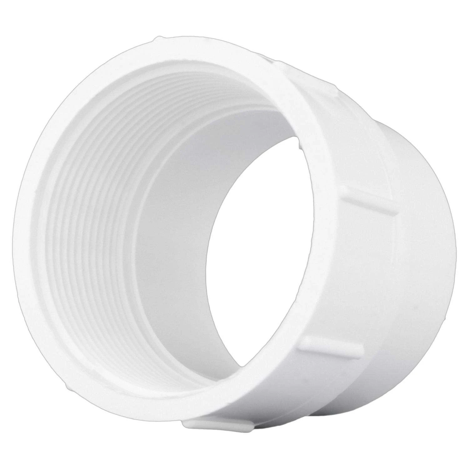Charlotte Pipe Schedule 40 4 In. Spigot X 4 In. D FPT PVC Pipe Adapter 1 Pk 1 Charlotte Pipe Schedule 40 4 In. Spigot X 4 In. D FPT PVC Pipe Adapter 1 Pk