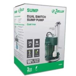 Zoeller 3/4 HP 80 Gpm Cast Iron Vertical Float Switch AC Submersible Sump Pump -ACE Shop 7292f893 3af6 462c 921d 1a01d2f63826