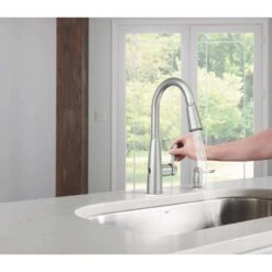 Moen Sperry One Handle Stainless Steel Motion Sensing Pull-Down Kitchen Faucet -ACE Shop 72c6a775 da7a 4a7d ad34 6e3ad5122958