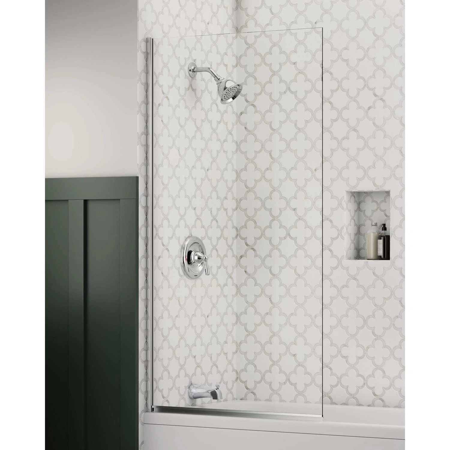 Moen Banbury 1-Handle Chrome Tub And Shower Faucet 3 Moen Banbury 1-Handle Chrome Tub And Shower Faucet - Image 3