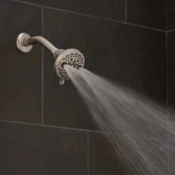 Oxygenics Brushed Nickel ABS 5 Settings Showerhead 1.75 Gpm -ACE Shop 753c4454 b8d0 4a32 ade5 9b1bb61c7c3f