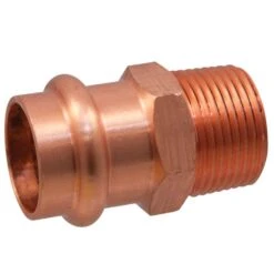 NIBCO 1 In. CTS X 1 In. D Male Copper Coupling 1 Pk
