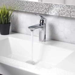 Homewerks Chrome Motion Sensing Single-Handle Bathroom Sink Faucet 2 In. -ACE Shop 75cc0ecb 855e 44a6 aa8b f2684436c596